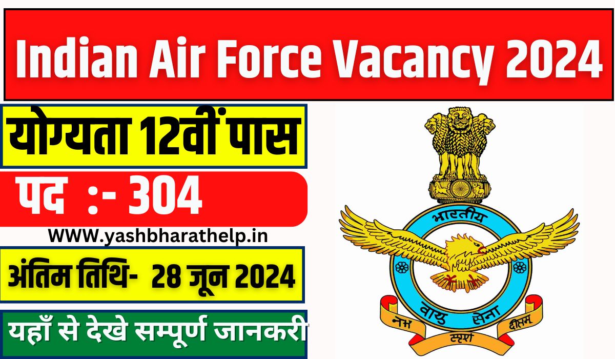 Indian Air Force Vacancy 2024